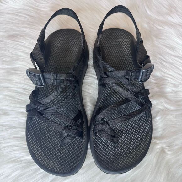 Chaco Z/Cloud X Women's Strappy Sport Comfort Sandals Black Size 10 - Picture 3 of 10
